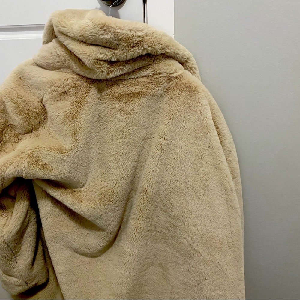 Faux fur coat